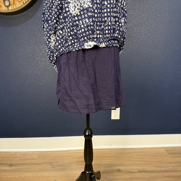 John Robshaw for Lucky White and Blue Crochet Halter Maxi Dress, Medium - Picture 9 of 11